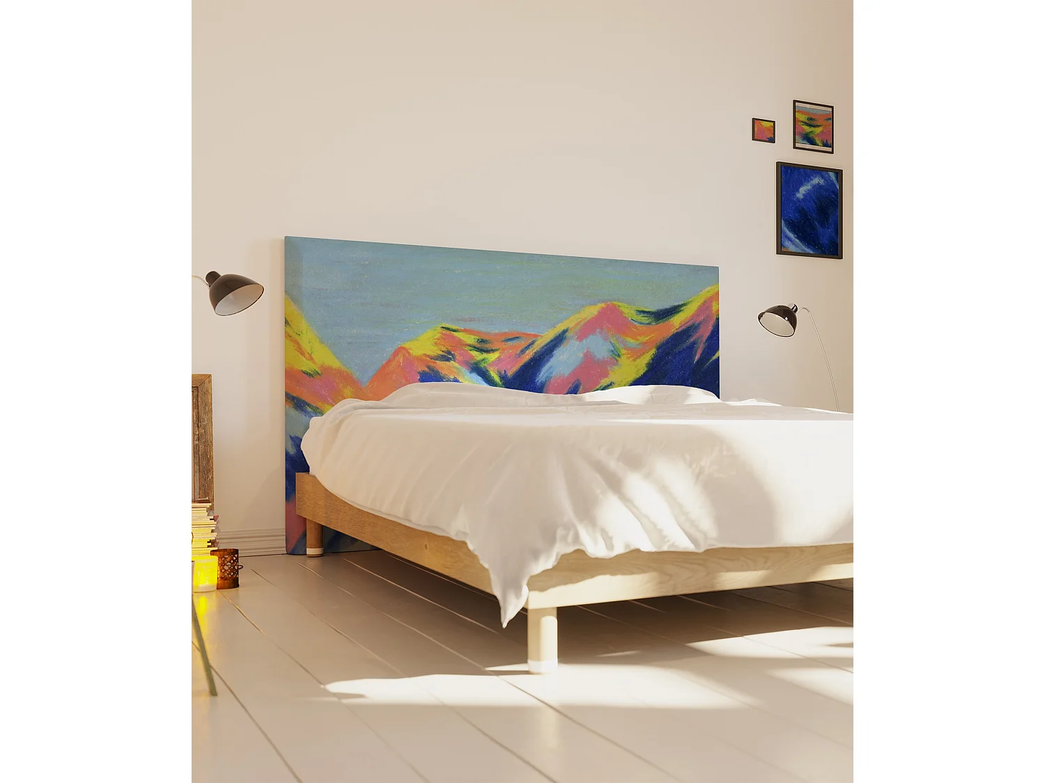 BELLECOUR LITERIE | Tête de lit déhoussable LES ADRETS 140x110 cm