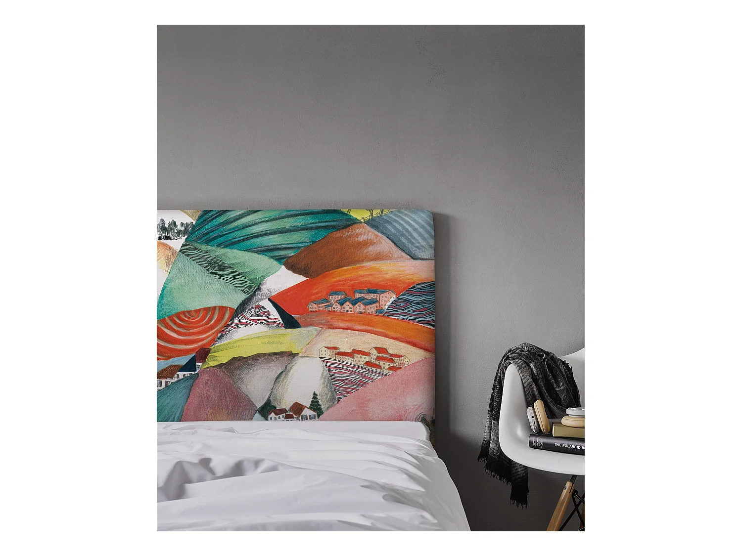 BELLECOUR LITERIE | Tête de lit déhoussable ARLEQUIN 180x110 cm