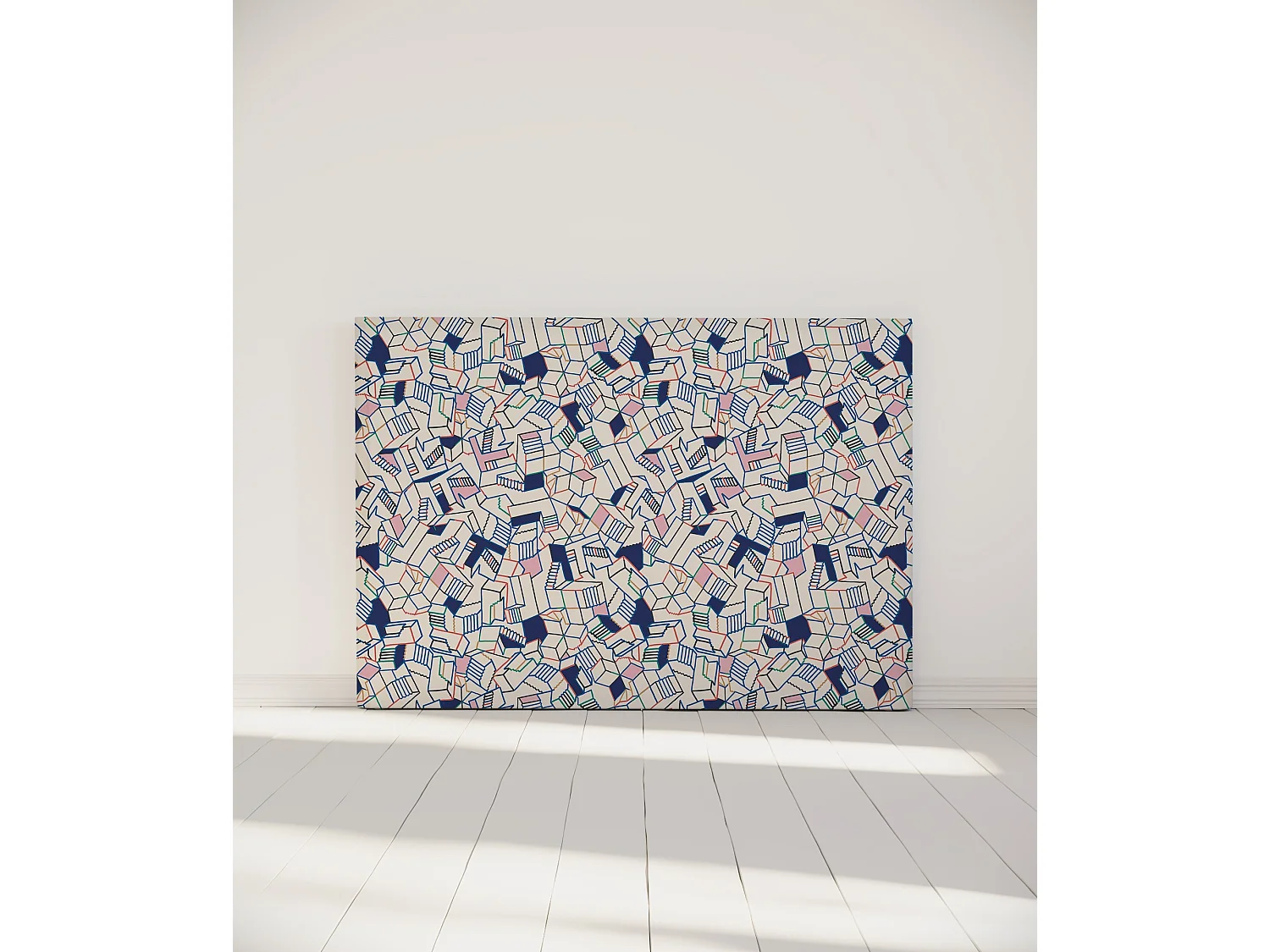 BELLECOUR LITERIE | Tête de lit déhoussable SIMONE 160x110 cm | Coloris Bleu