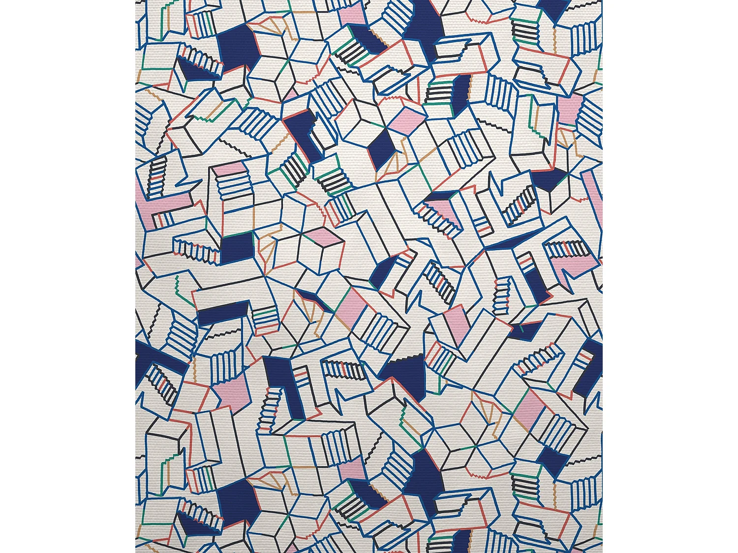 BELLECOUR LITERIE | Tête de lit déhoussable SIMONE 160x110 cm | Coloris Bleu