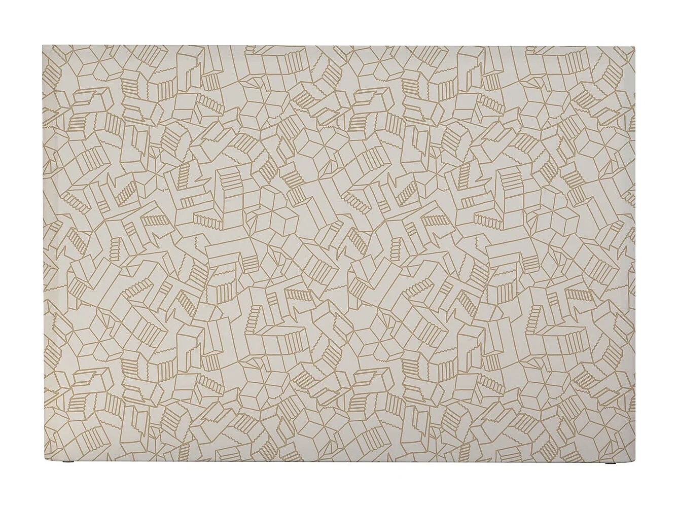 BELLECOUR LITERIE | Tête de lit déhoussable SIMONE 180x110 cm | Coloris Beige