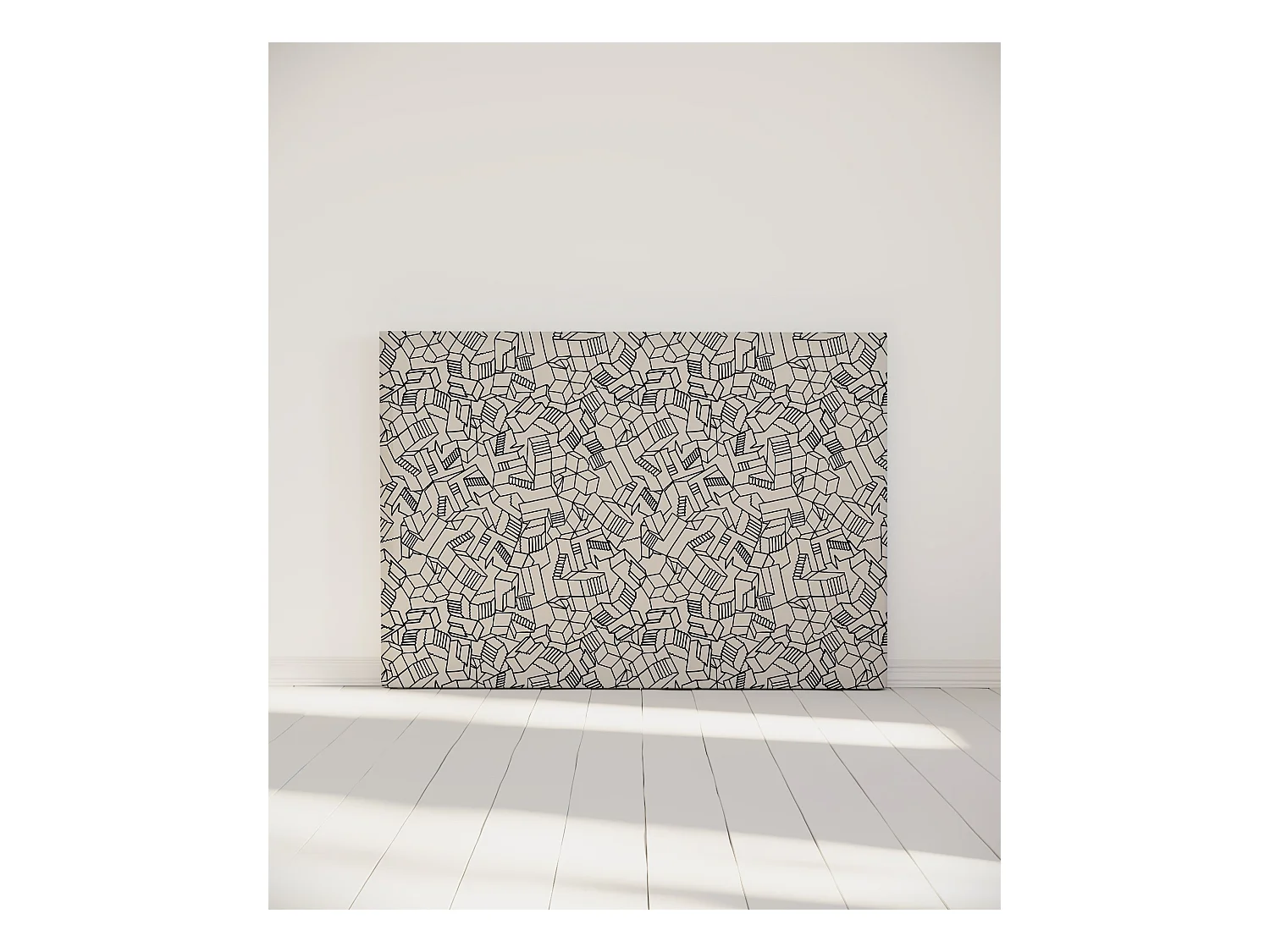 BELLECOUR LITERIE | Tête de lit déhoussable SIMONE 160x110 cm | Coloris Blanc