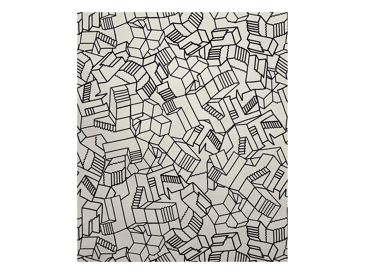 BELLECOUR LITERIE | Tête de lit déhoussable SIMONE 160x110 cm | Coloris Blanc