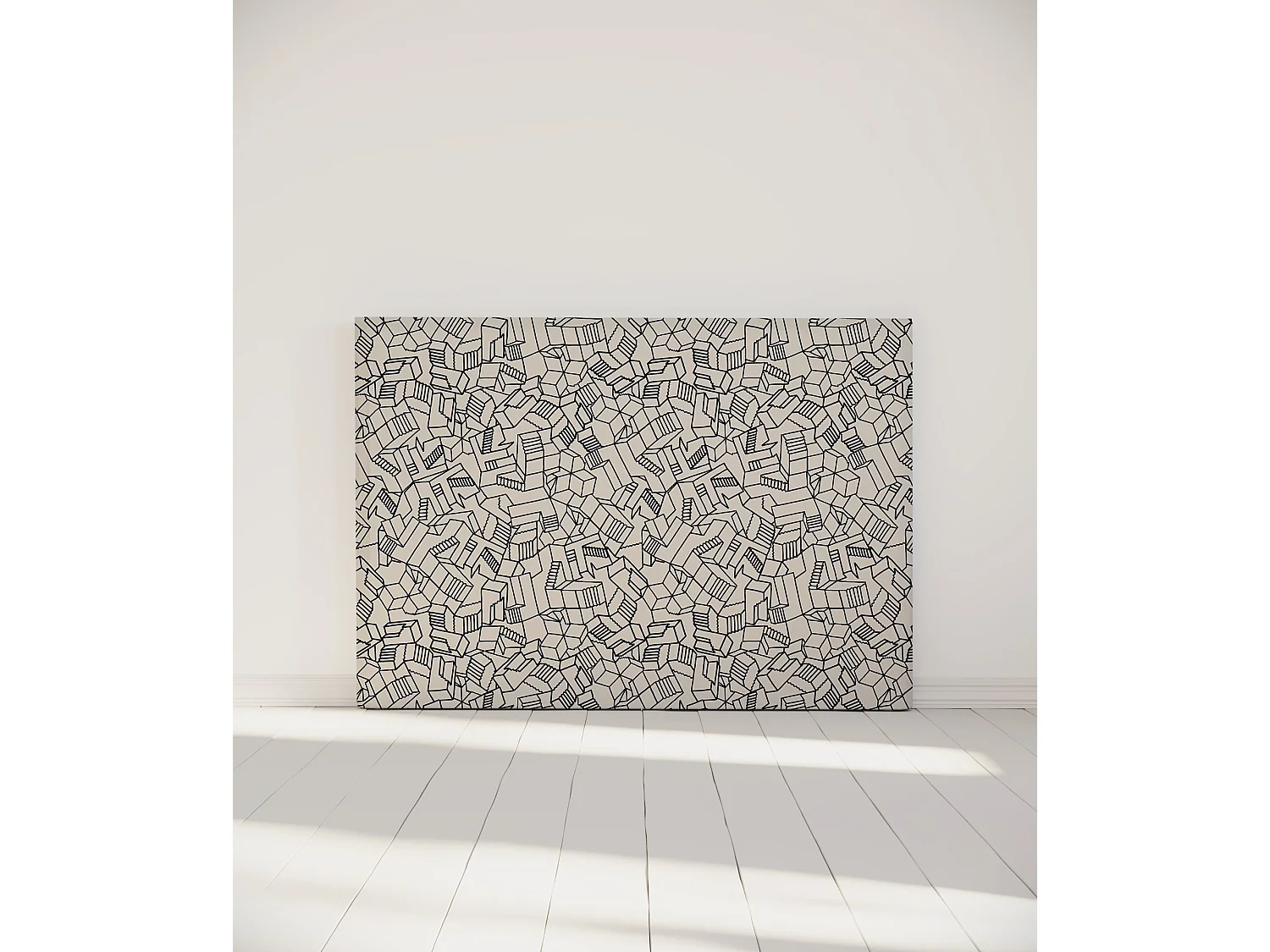BELLECOUR LITERIE | Tête de lit déhoussable SIMONE 160x110 cm | Coloris Blanc