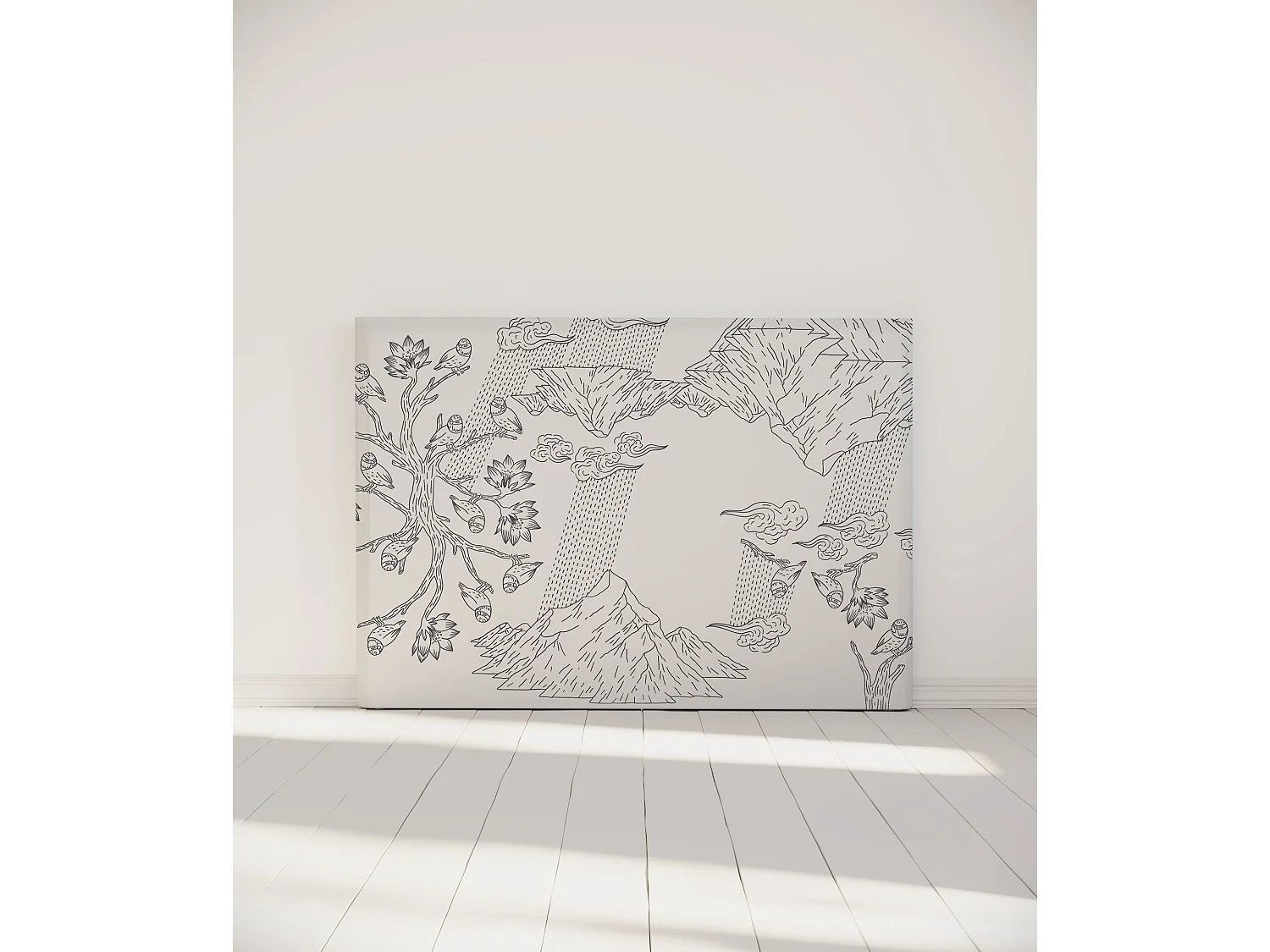 BELLECOUR LITERIE | Tête de lit déhoussable NORVEGE 160x110 cm | Coloris Blanc