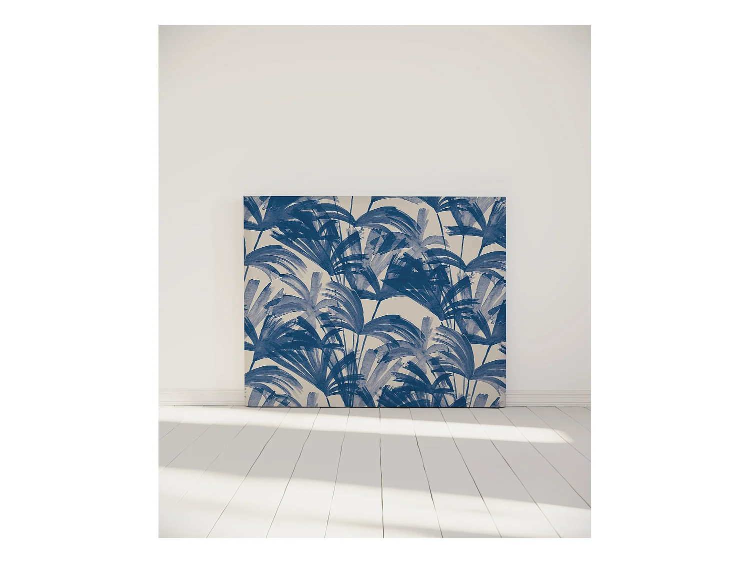 BELLECOUR LITERIE | Tête de lit déhoussable ANNI 140x110 cm | Coloris Bleu