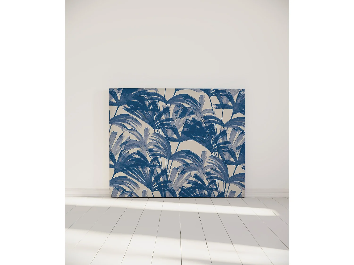 BELLECOUR LITERIE | Tête de lit déhoussable ANNI 140x110 cm | Coloris Bleu