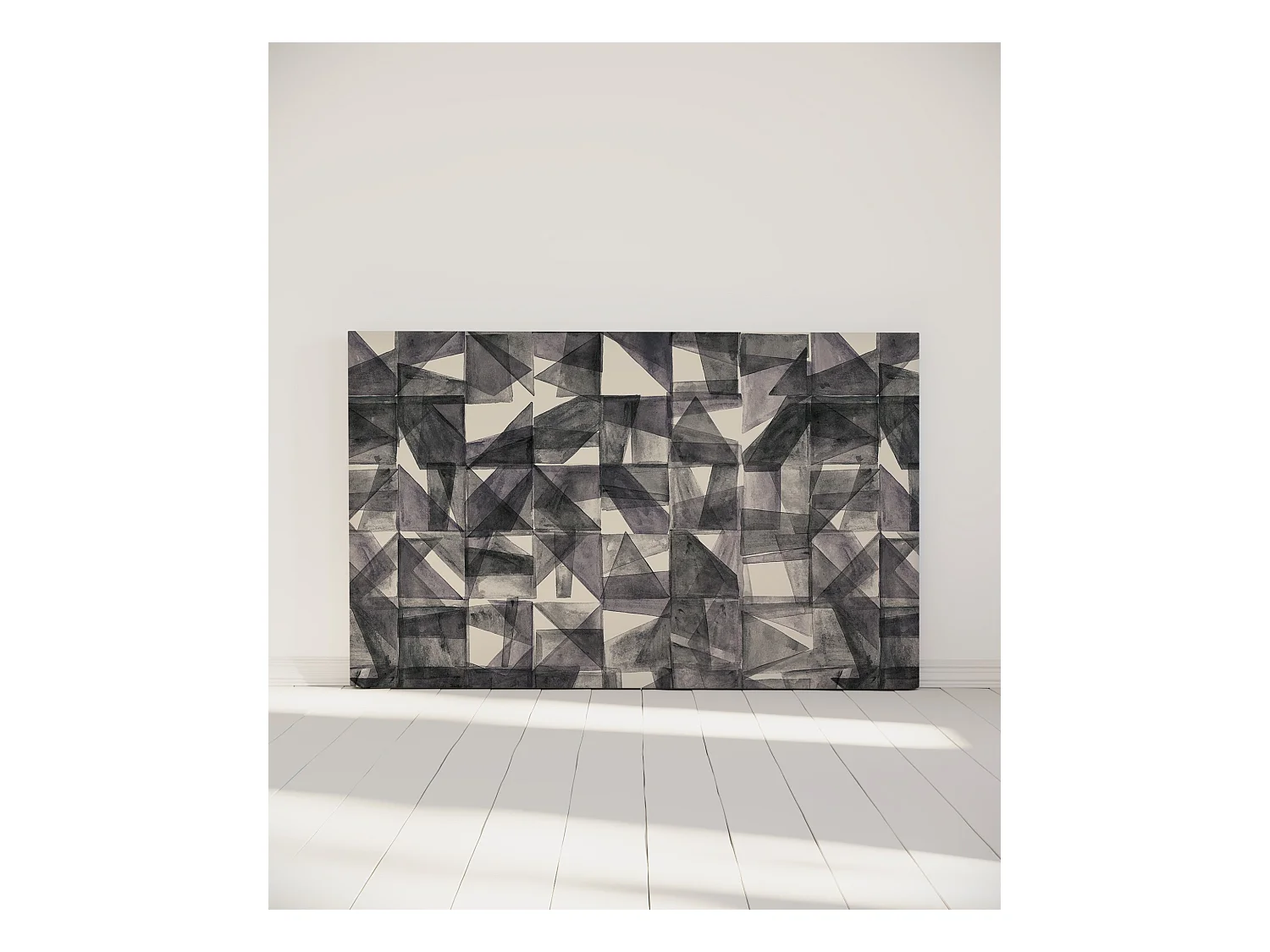 BELLECOUR LITERIE | Tête de lit déhoussable MONA 180x110 cm | Coloris Noir