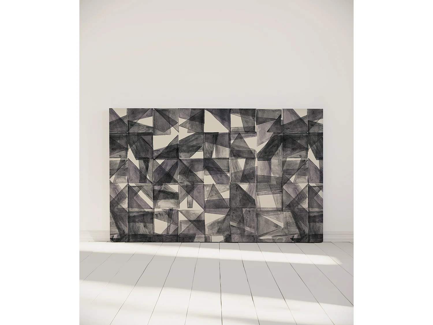 BELLECOUR LITERIE | Tête de lit déhoussable MONA 180x110 cm | Coloris Noir