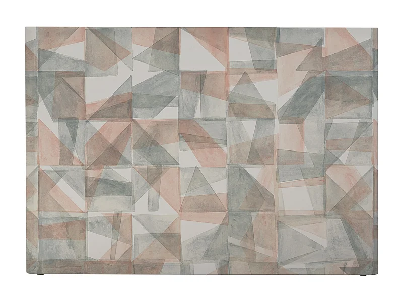 BELLECOUR LITERIE | Tête de lit déhoussable MONA 160x110 cm | Coloris Bleu