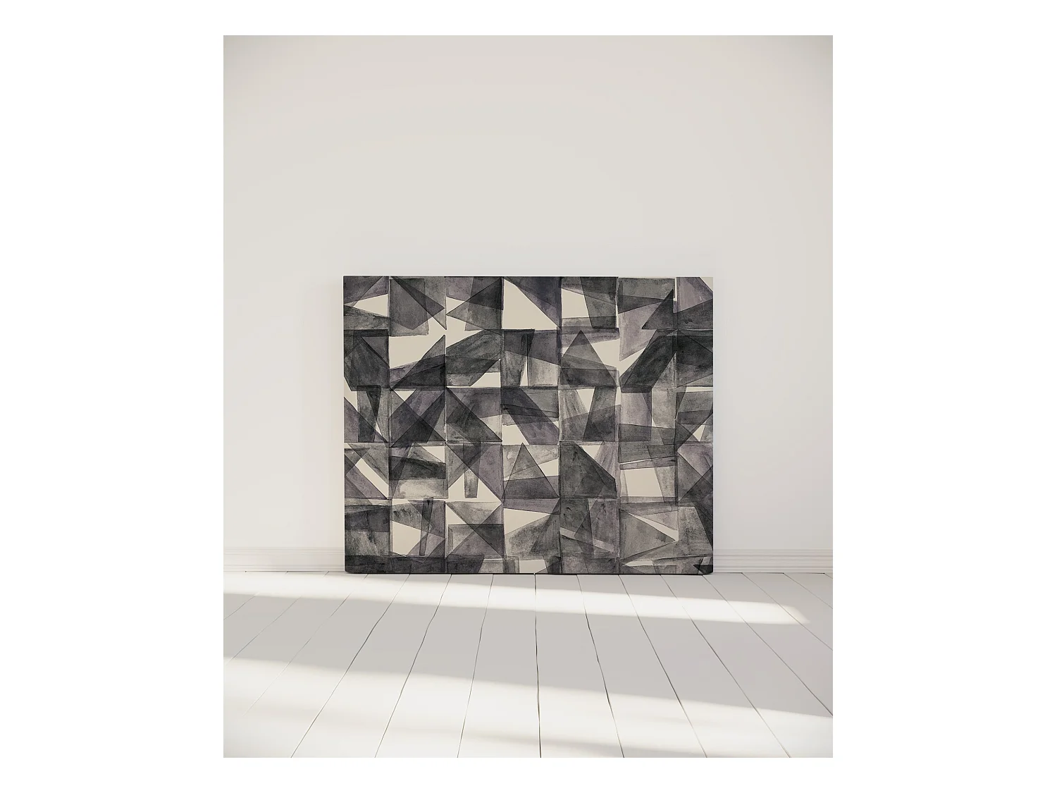 BELLECOUR LITERIE | Tête de lit déhoussable MONA 140x110 cm | Coloris Noir