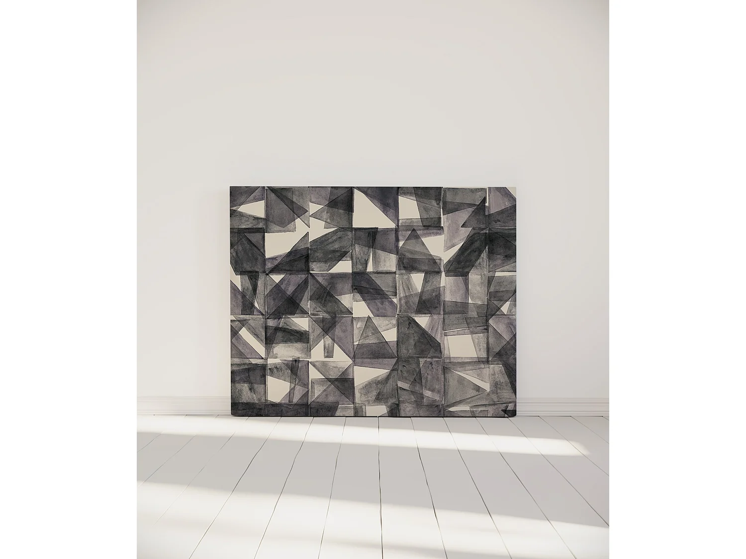 BELLECOUR LITERIE | Tête de lit déhoussable MONA 140x110 cm | Coloris Noir