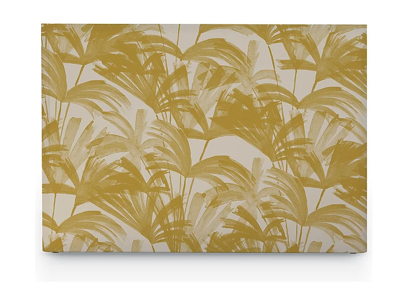 BELLECOUR LITERIE | Tête de lit déhoussable ANNI 180x110 cm | Coloris Jaune de Naples