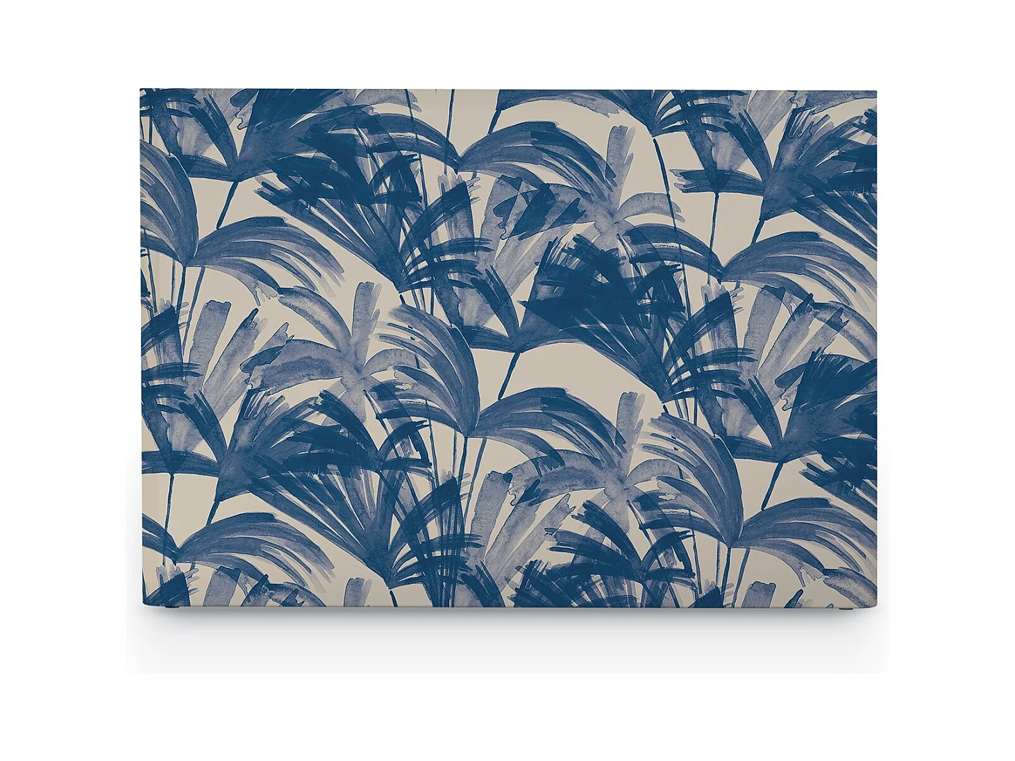 BELLECOUR LITERIE | Tête de lit déhoussable ANNI 180x110 cm | Coloris Bleu