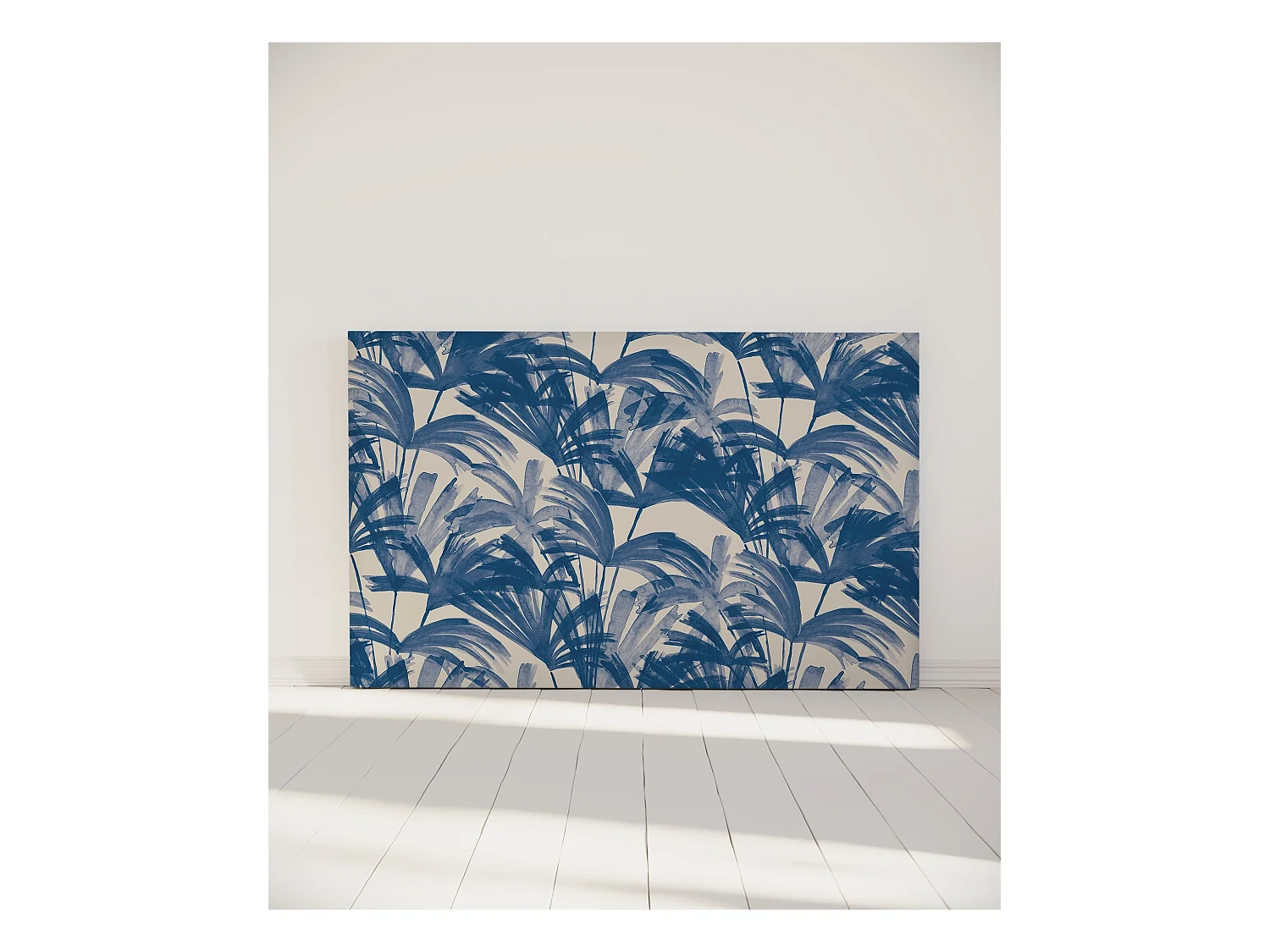 BELLECOUR LITERIE | Tête de lit déhoussable ANNI 180x110 cm | Coloris Bleu