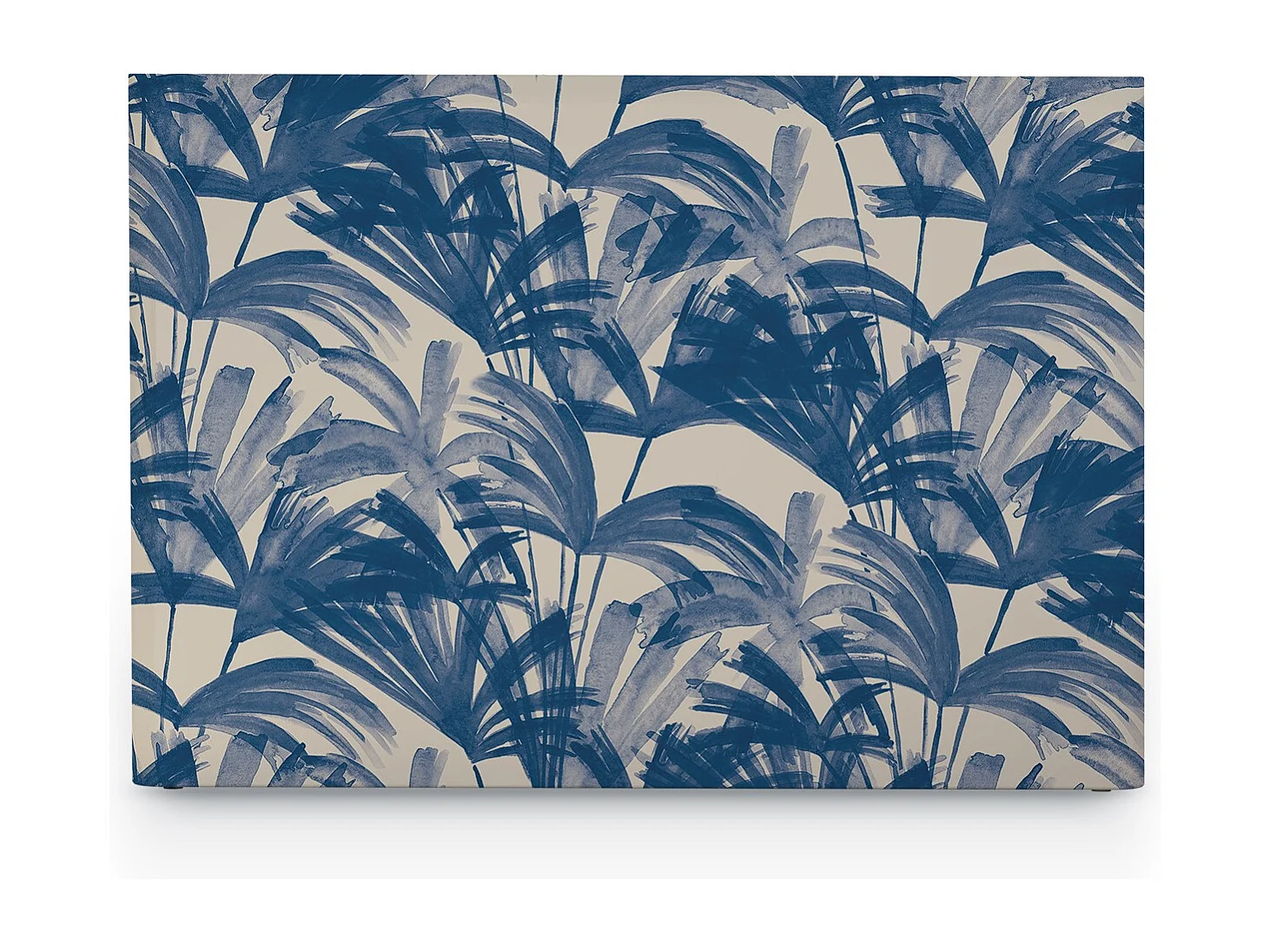 BELLECOUR LITERIE | Tête de lit déhoussable ANNI 180x110 cm | Coloris Bleu