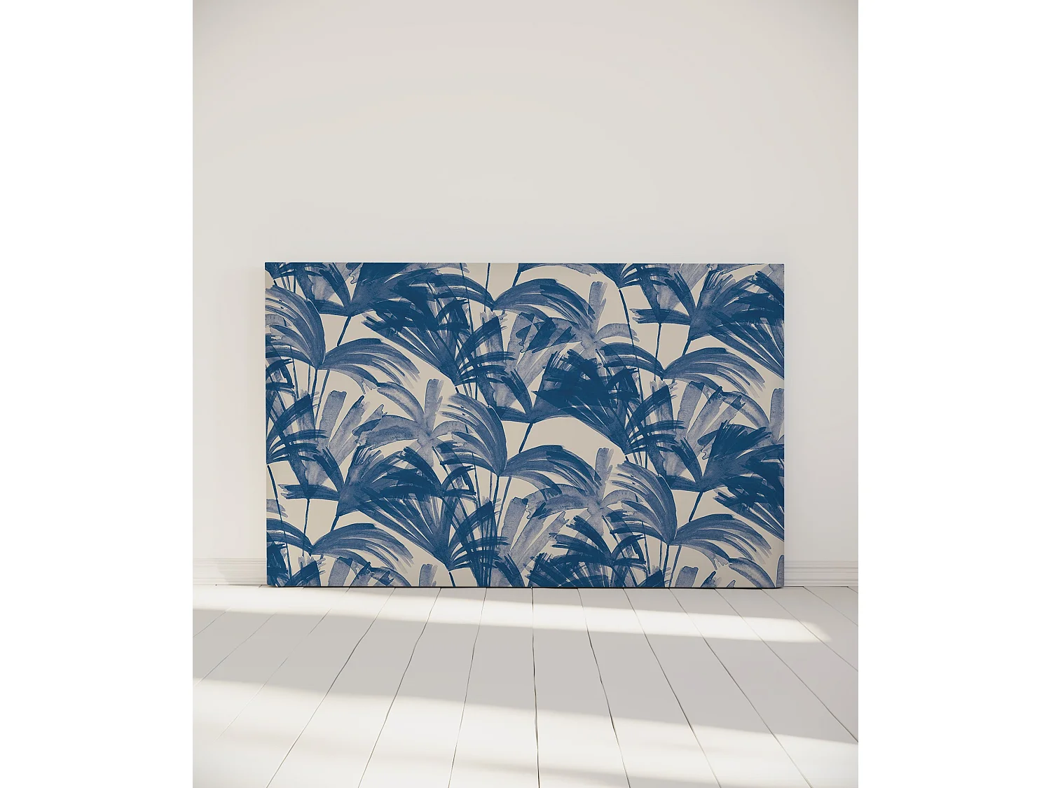 BELLECOUR LITERIE | Tête de lit déhoussable ANNI 180x110 cm | Coloris Bleu