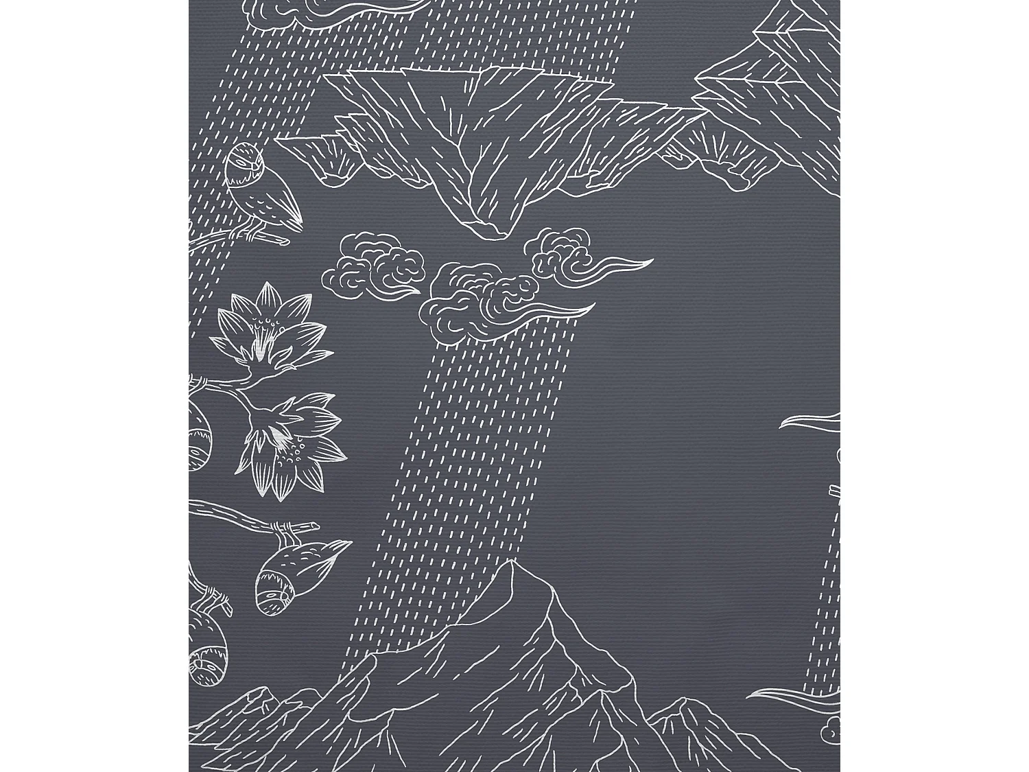 BELLECOUR LITERIE | Tête de lit déhoussable NORVEGE 160x110 cm | Coloris Gris