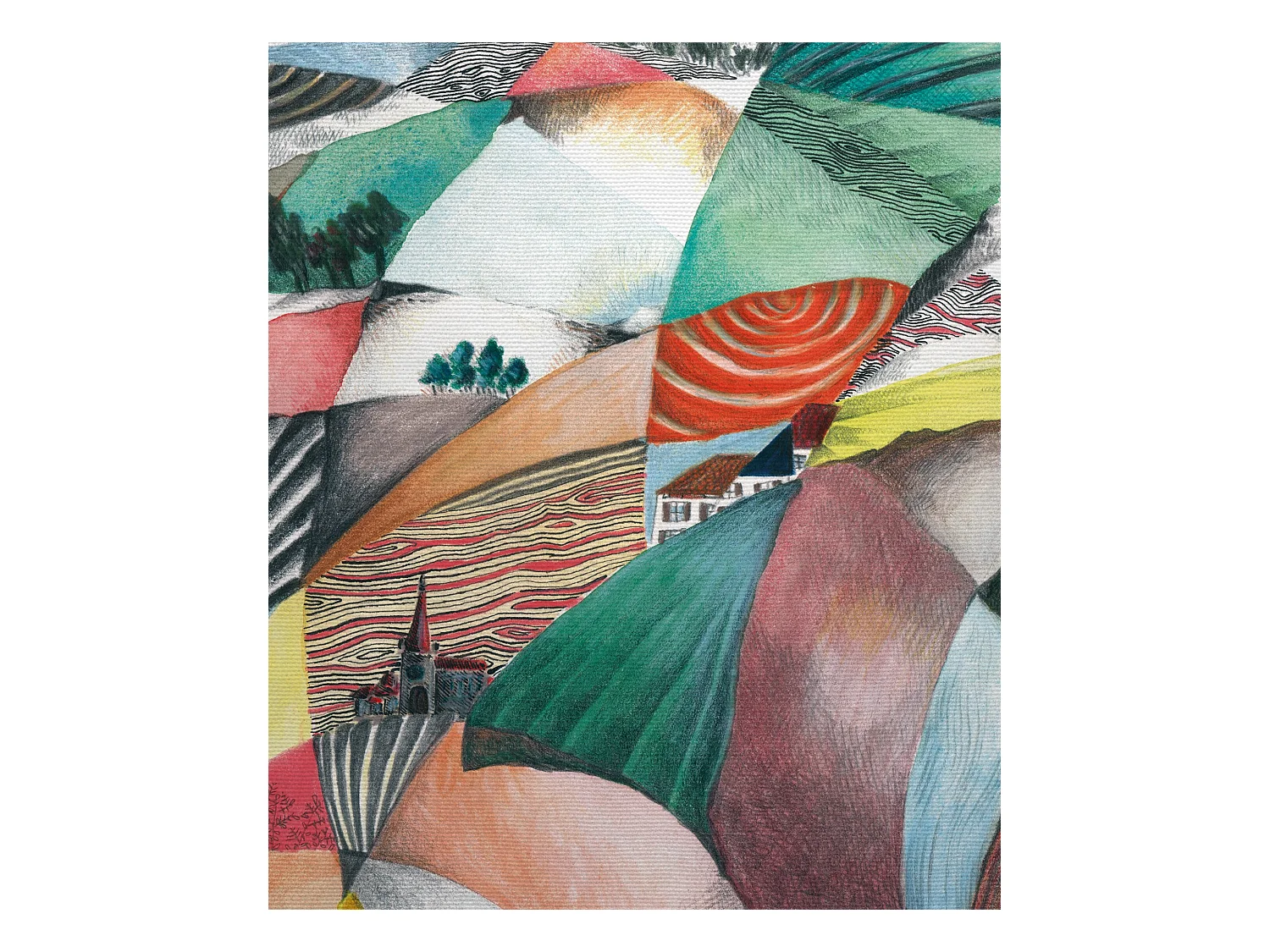 BELLECOUR LITERIE | Tête de lit déhoussable ARLEQUIN 160x110 cm