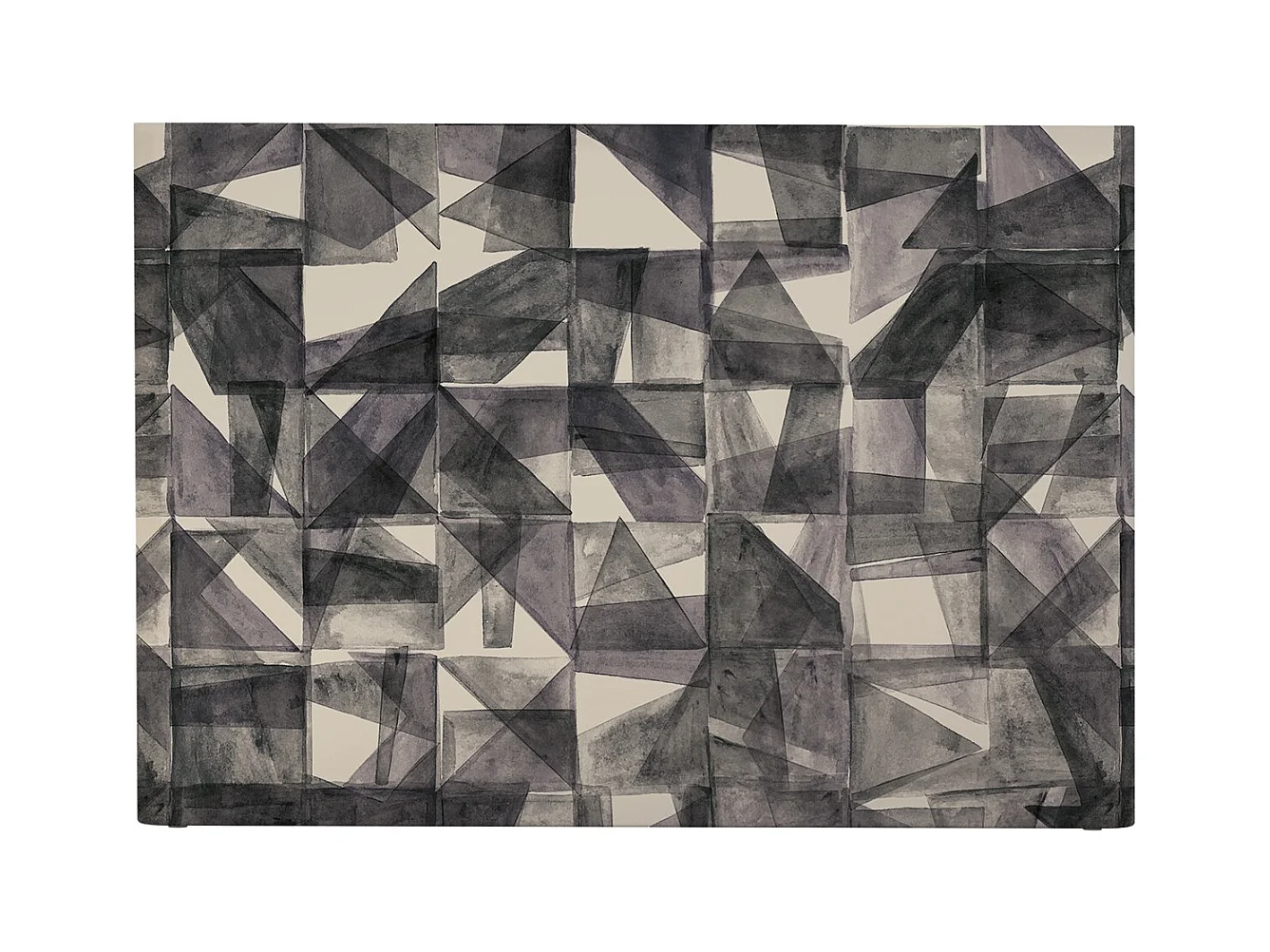 BELLECOUR LITERIE | Tête de lit déhoussable MONA 160x110 cm | Coloris Noir