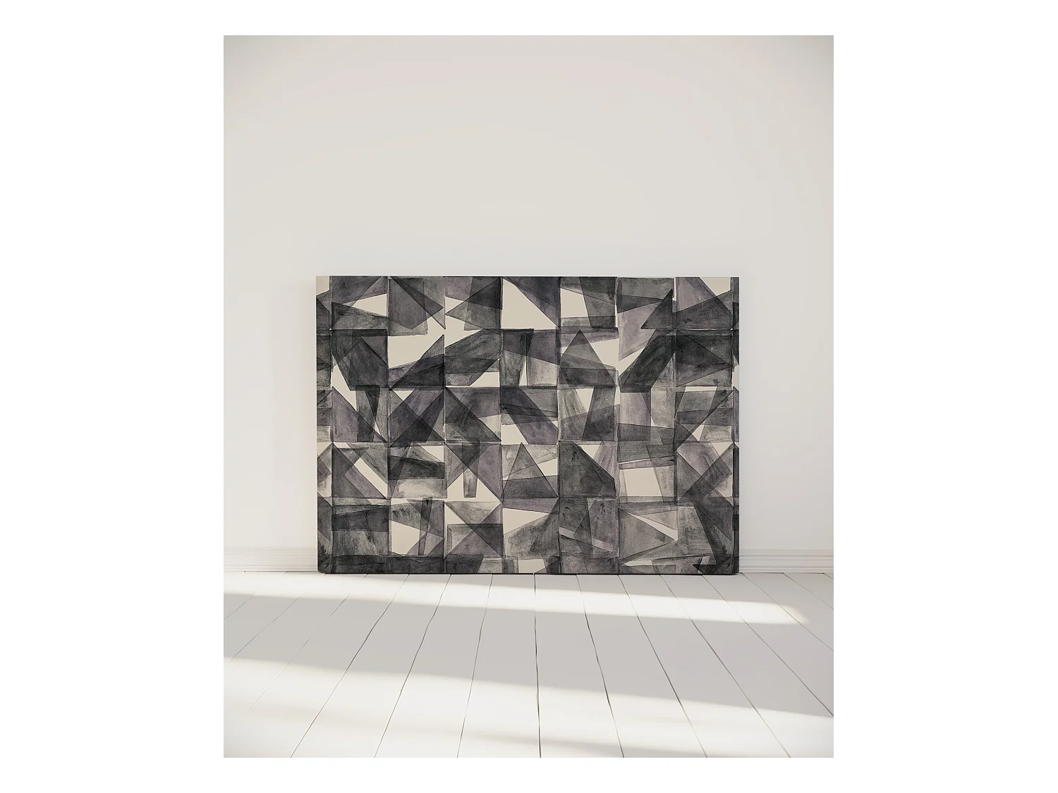 BELLECOUR LITERIE | Tête de lit déhoussable MONA 160x110 cm | Coloris Noir