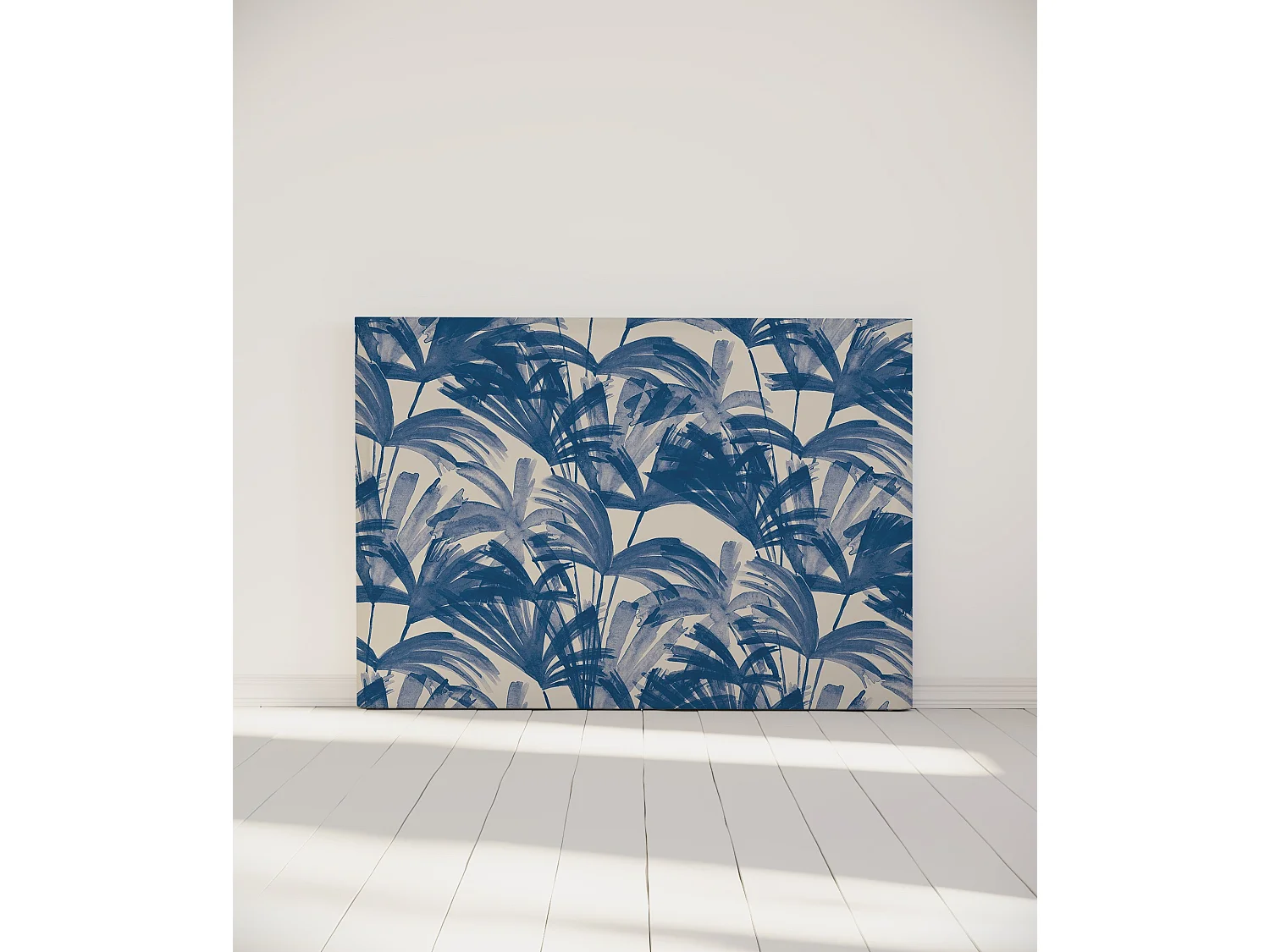 BELLECOUR LITERIE | Tête de lit déhoussable ANNI 160x110 cm | Coloris Bleu