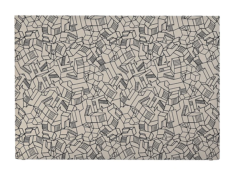BELLECOUR LITERIE | Tête de lit déhoussable SIMONE 140x110 cm | Coloris Blanc
