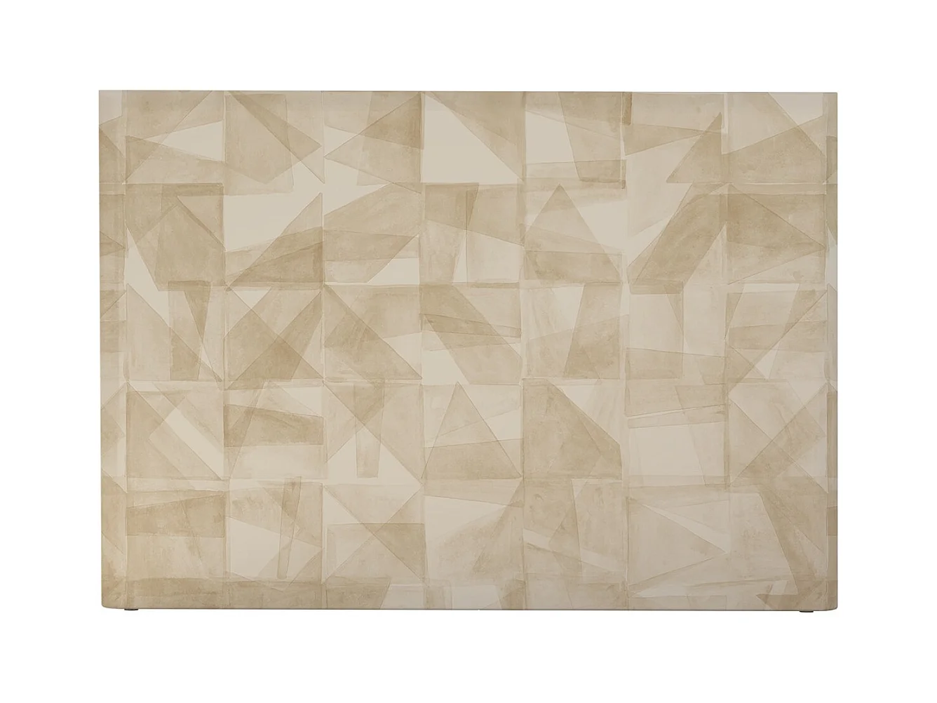 BELLECOUR LITERIE | Tête de lit déhoussable MONA 140x110 cm | Coloris Beige