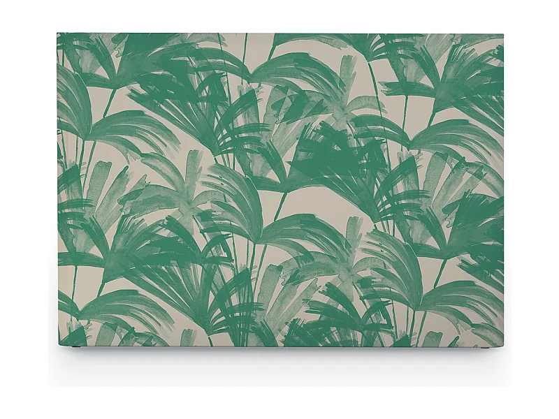 BELLECOUR LITERIE | Tête de lit déhoussable ANNI 160x110 cm | Coloris Vert