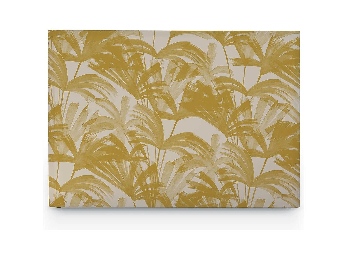 BELLECOUR LITERIE | Tête de lit déhoussable ANNI 140x110 cm | Coloris Jaune de Naples