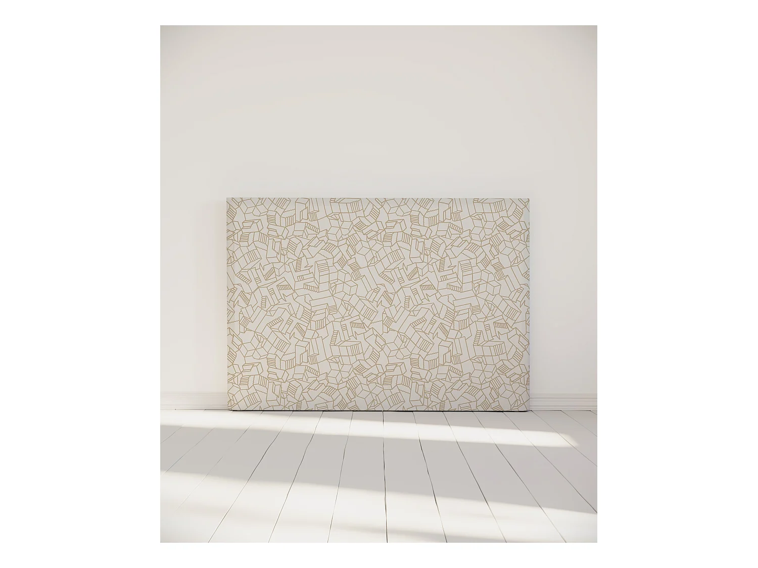 BELLECOUR LITERIE | Tête de lit déhoussable SIMONE 160x110 cm | Coloris Beige
