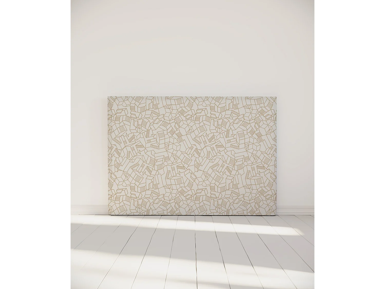 BELLECOUR LITERIE | Tête de lit déhoussable SIMONE 160x110 cm | Coloris Beige