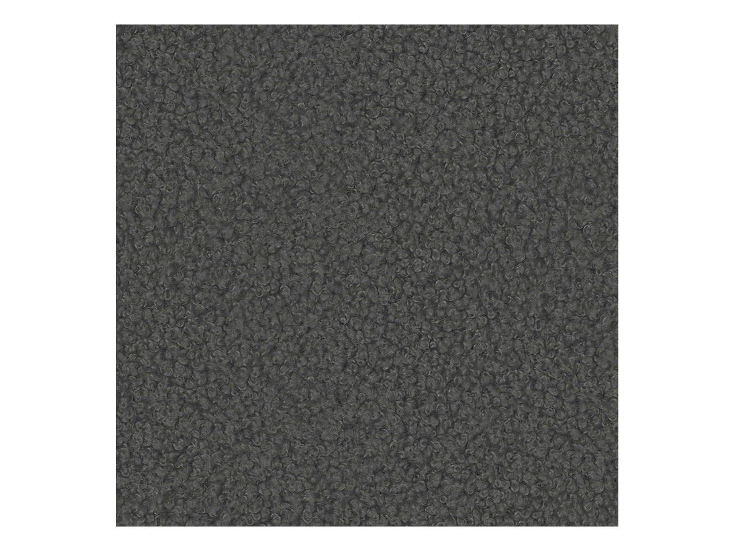 Canapé d'angle Cloud avec fonction couchage et coffre de rangement, couleur : gris, tissu bouclé, pouf universel