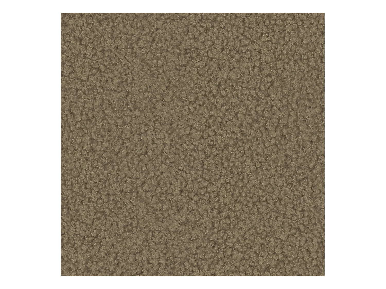 Canapé d'angle Cloud avec fonction couchage et coffre de rangement, couleur : marron, tissu bouclé, pouf universel