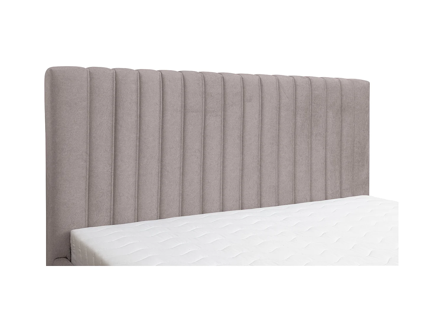 Lit rembourré Quant avec tête de lit, 160 x 200 cm, lit double avec coffre de rangement et sommier à lattes en métal, tissu velours, couleur : marron