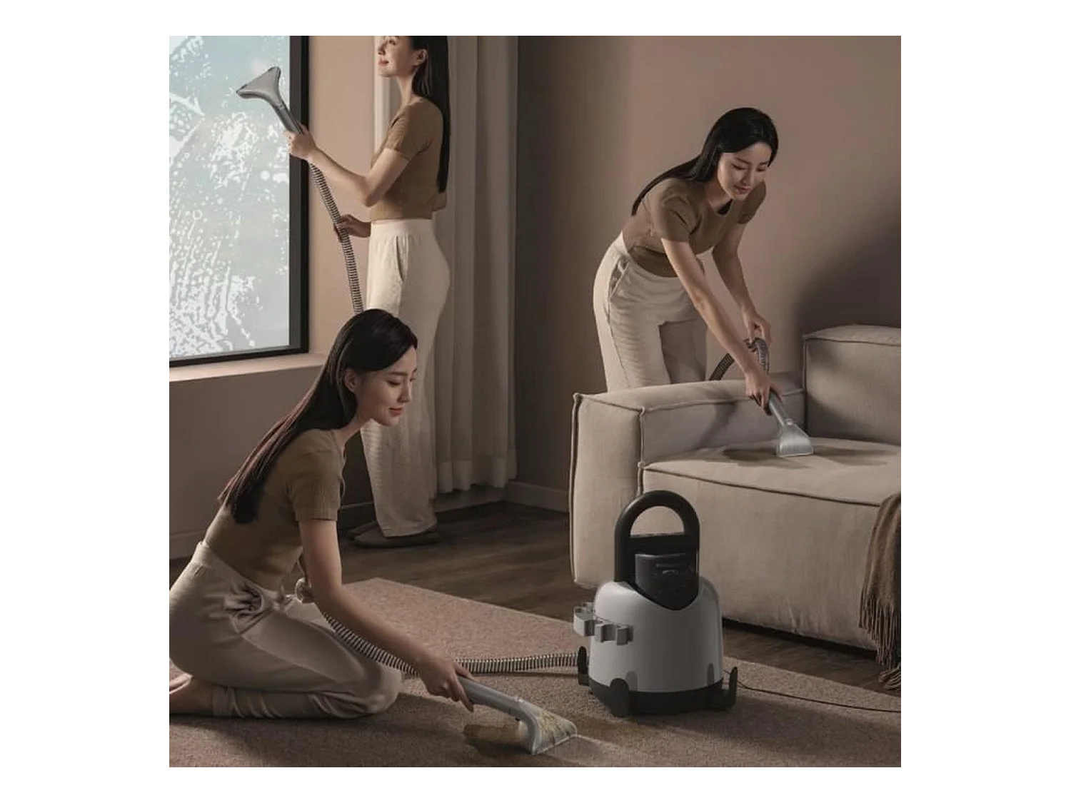 Nettoyeur injecteur extracteur 850W - 1.4L - 5m