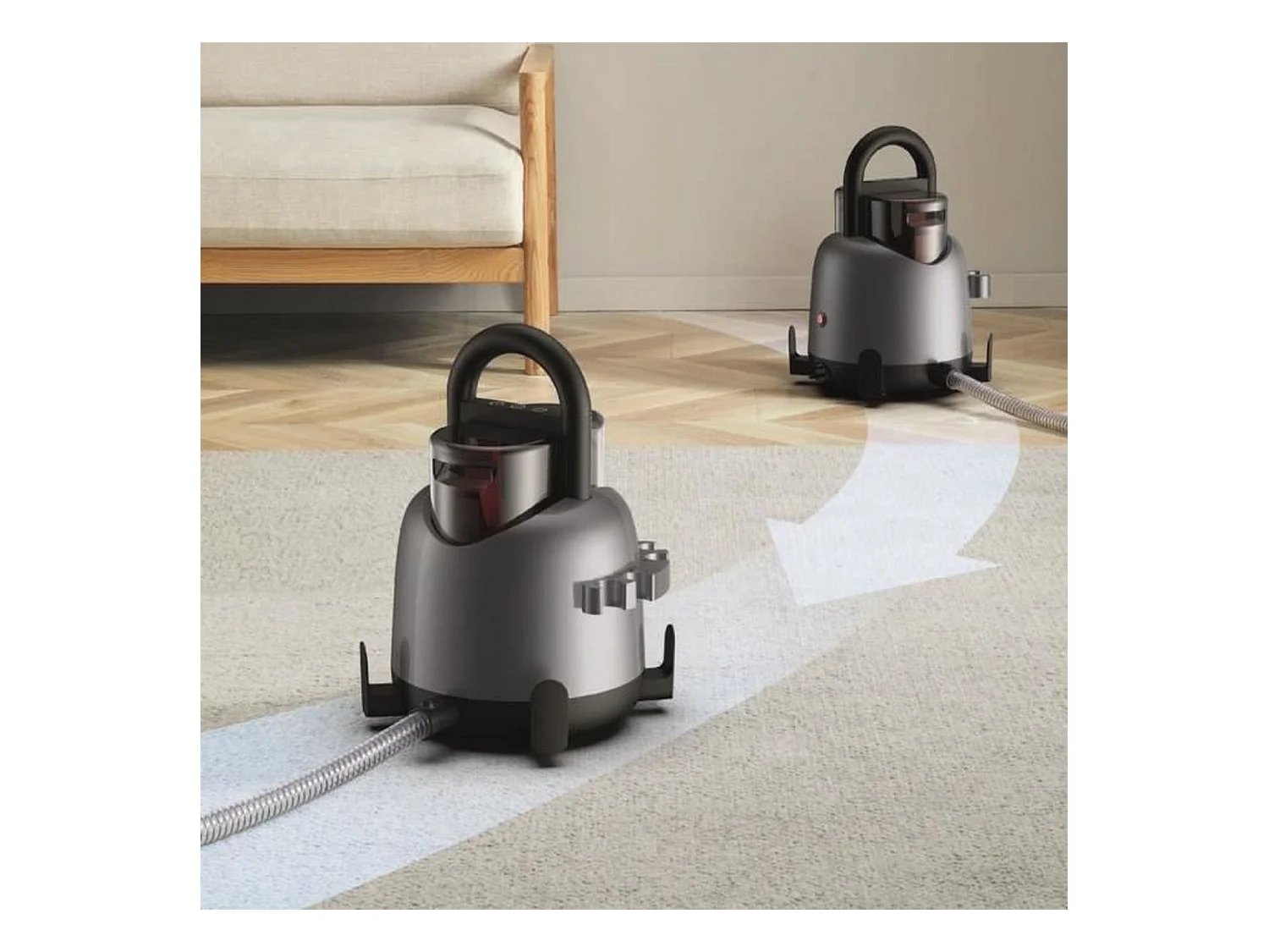 Nettoyeur injecteur extracteur 850W - 1.4L - 5m