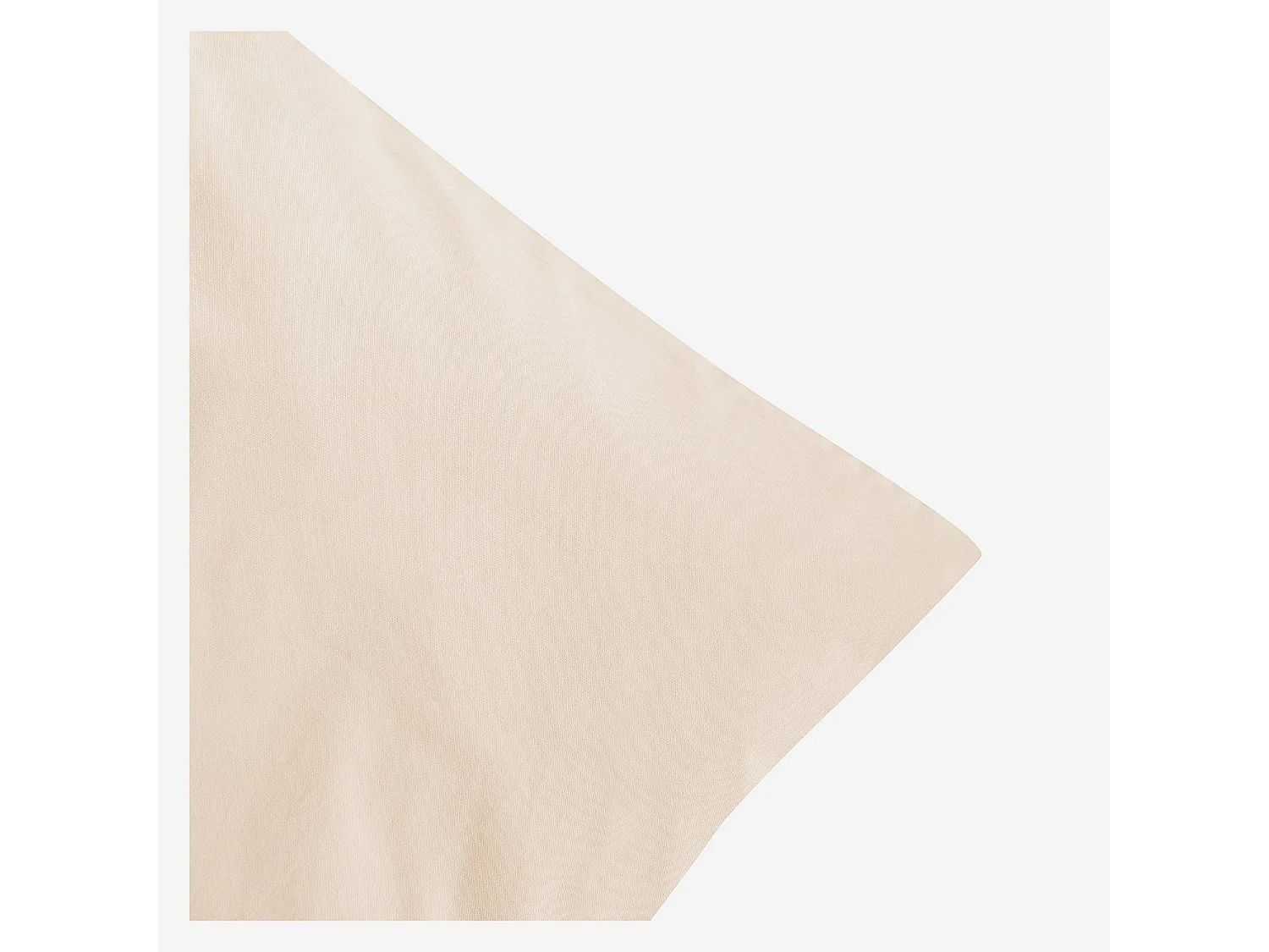 Housse de couette en percale de coton - 260 x 240 cm - Ivoire