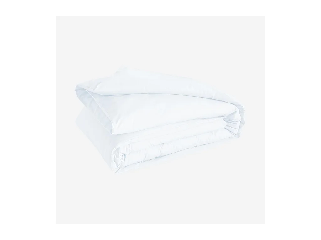 Habitat - Housse de couette en percale de coton - 240 x 220 cm - Blanc - Amance