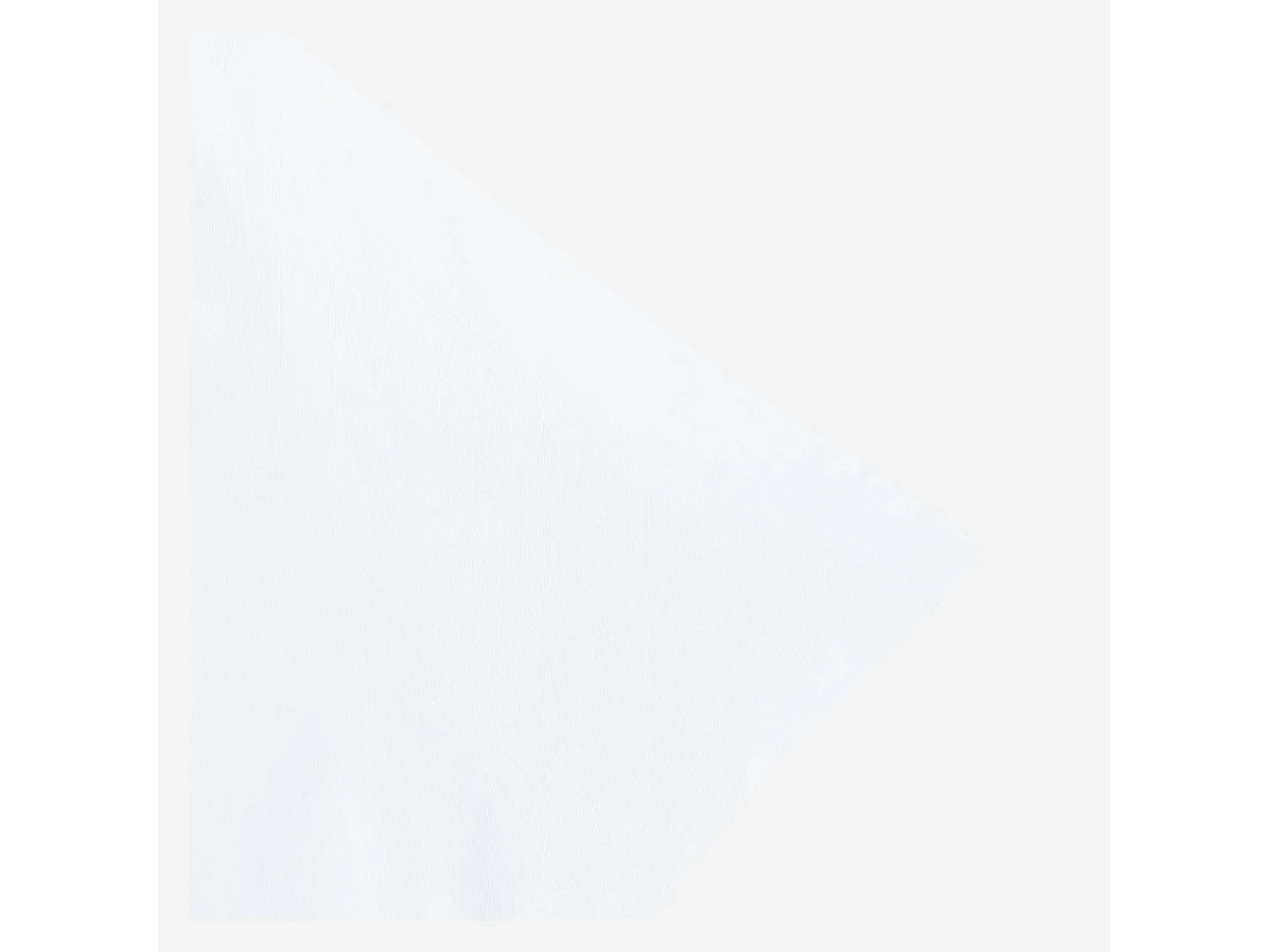 Housse de couette en percale de coton - 240 x 220 cm - Blanc