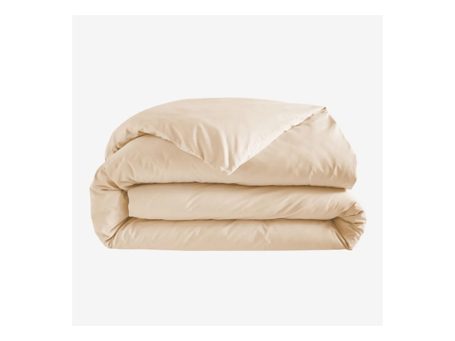 Habitat - Housse de couette en percale de coton - 240 x 220 cm - Ivoire - Amance