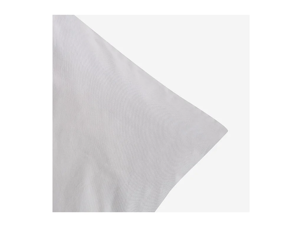 Habitat - Housse de couette en percale de coton - 240 x 220 cm - Gris perle - Amance