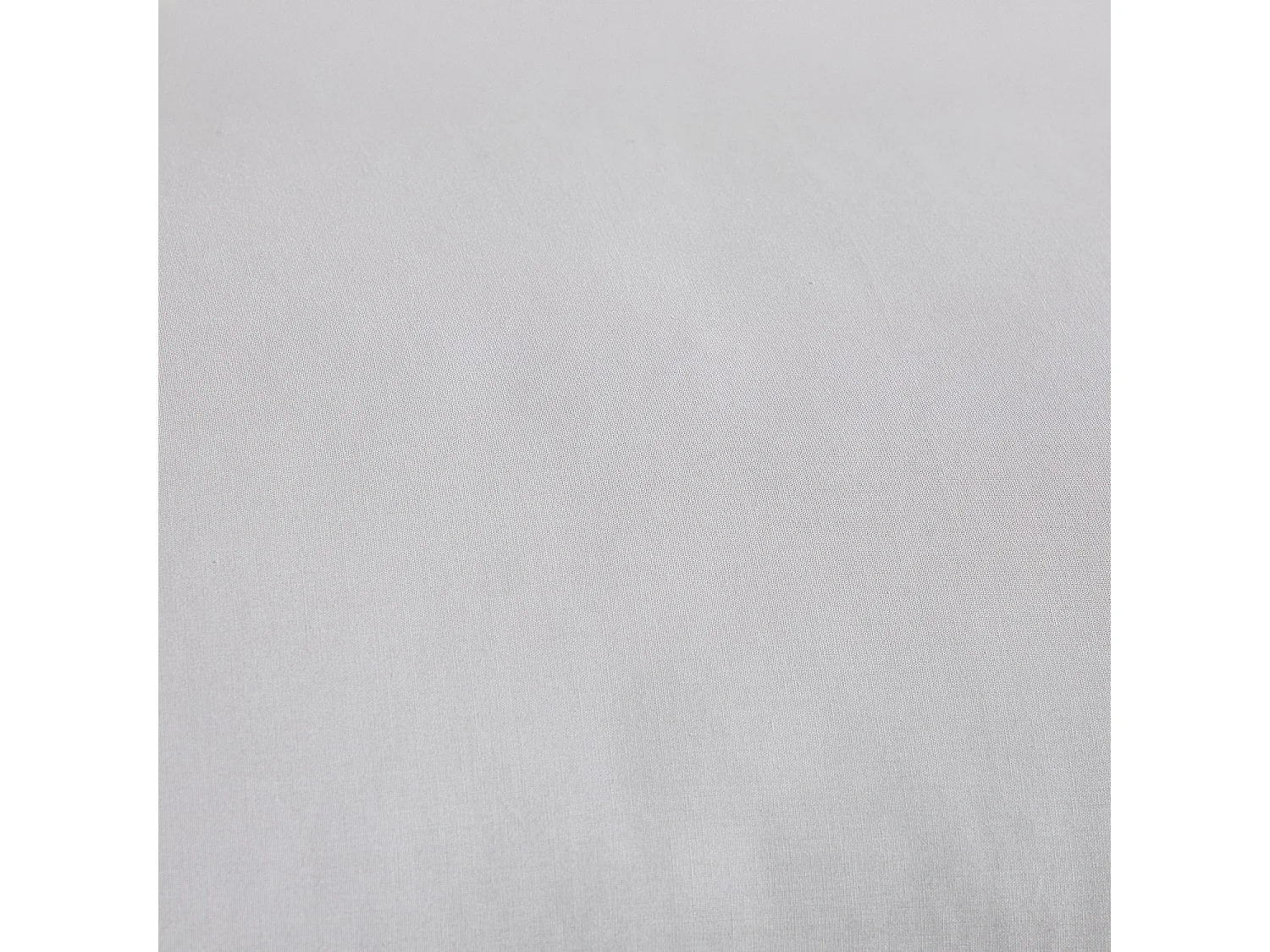 Housse de couette en percale de coton - 260 x 240 cm - Gris perle