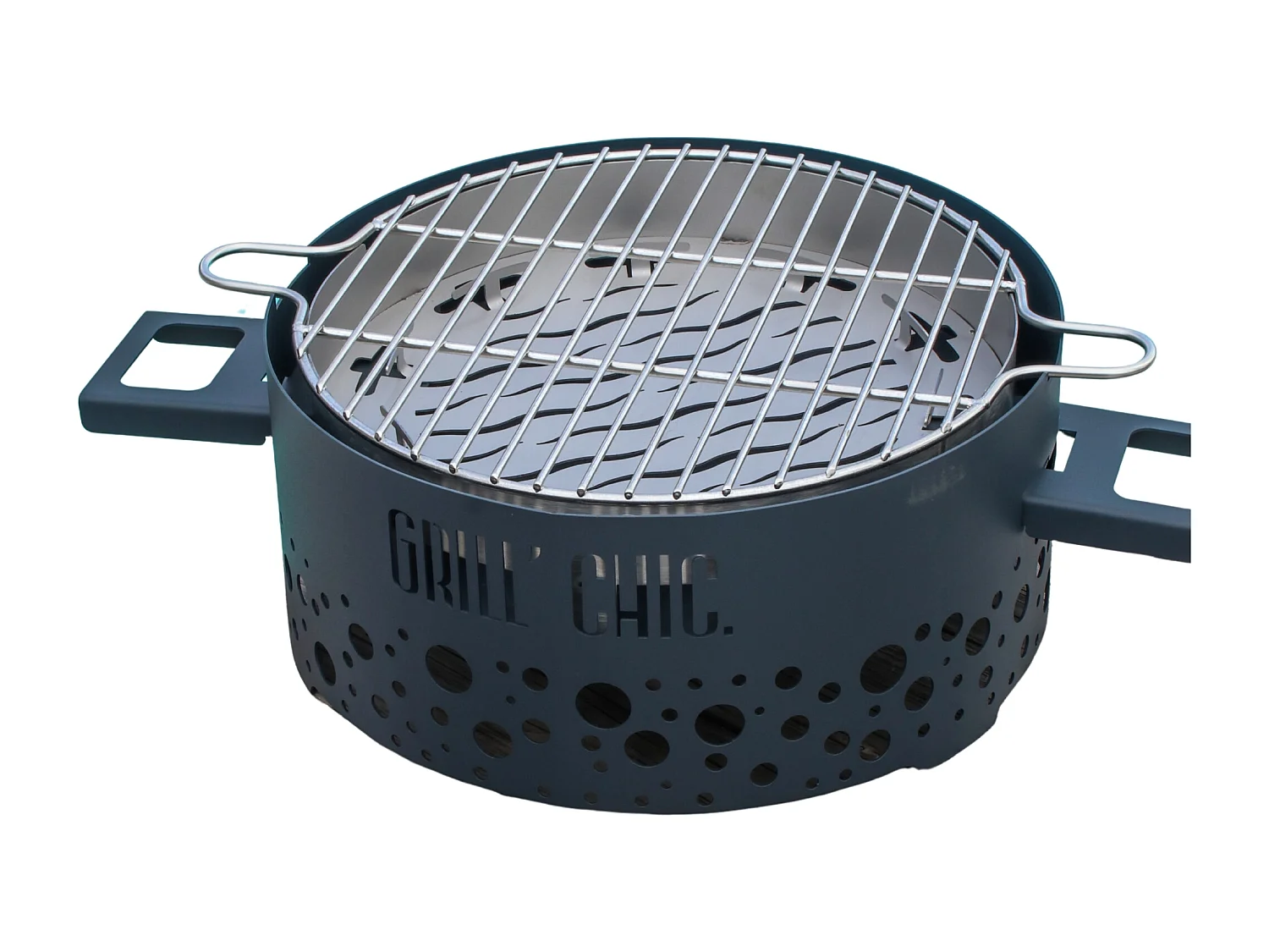 Barbecue Ptit Grill Acier Gris Anthracite