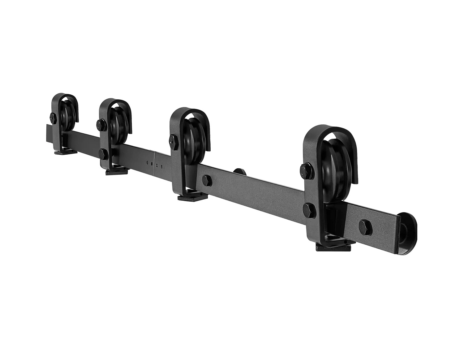 Kit Quincaillerie de Porte Grange Coulissante Pliante SucceBuy 1320,8mm Rail Simple