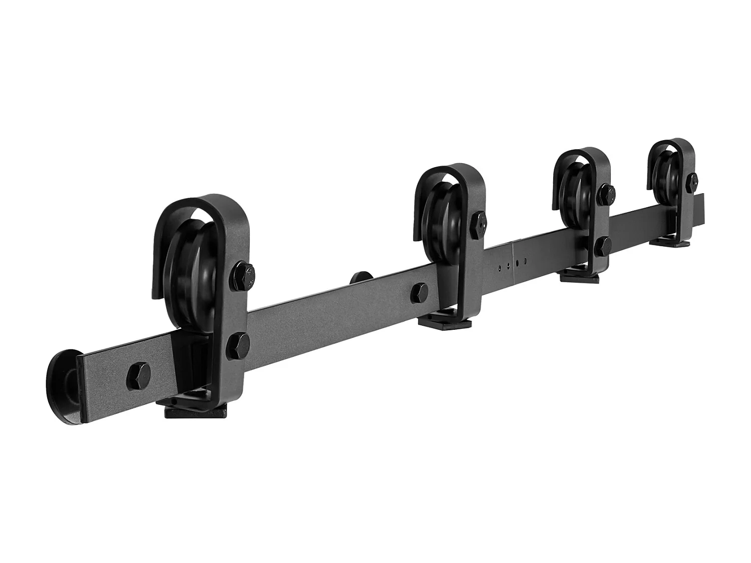 Kit Quincaillerie de Porte Grange Coulissante Pliante SucceBuy 1320,8mm Rail Simple