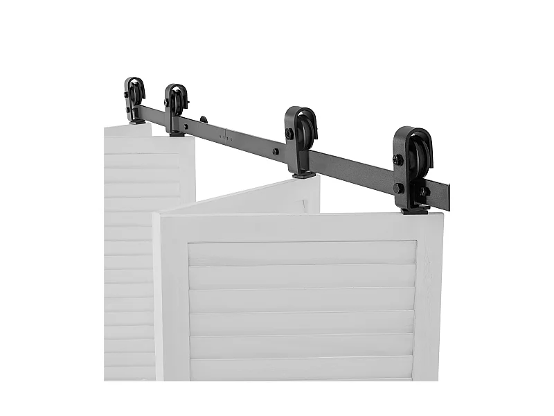 Kit Herrajes para Puerta de Granero Corredera Plegable SucceBuy 1626 mm Riel Simple