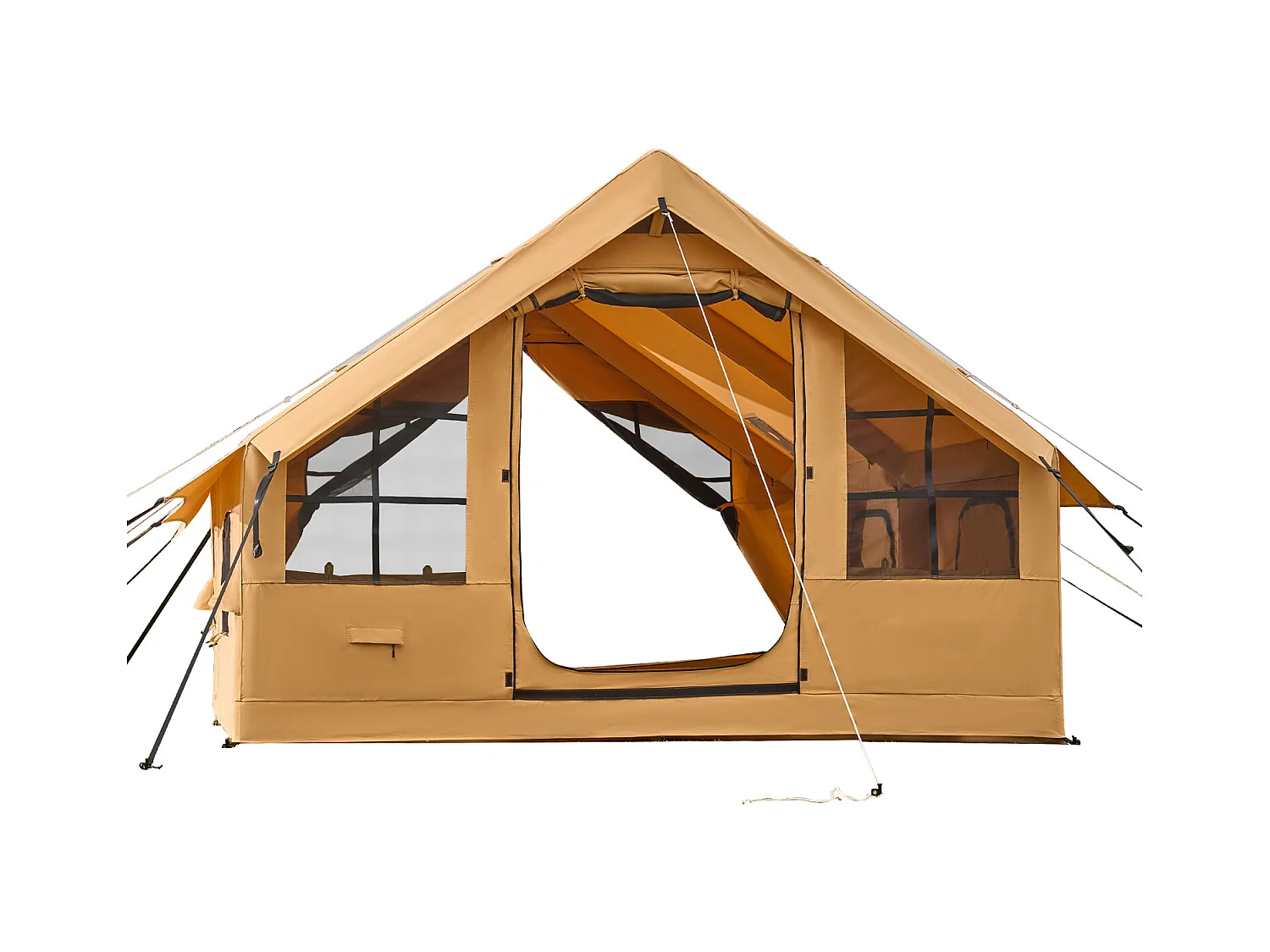 Tente de Camping Gonflable Glamping SucceBuy pour 5 à 8 Personnes avec Pompe, Dimensions du produit (L x l x H) : 4 x 3 x 2,2