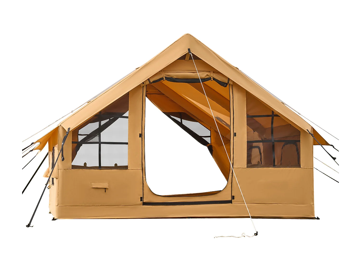Tente de Camping Gonflable Glamping SucceBuy pour 5 à 8 Personnes avec Pompe, Dimensions du produit (L x l x H) : 4 x 3 x 2,2