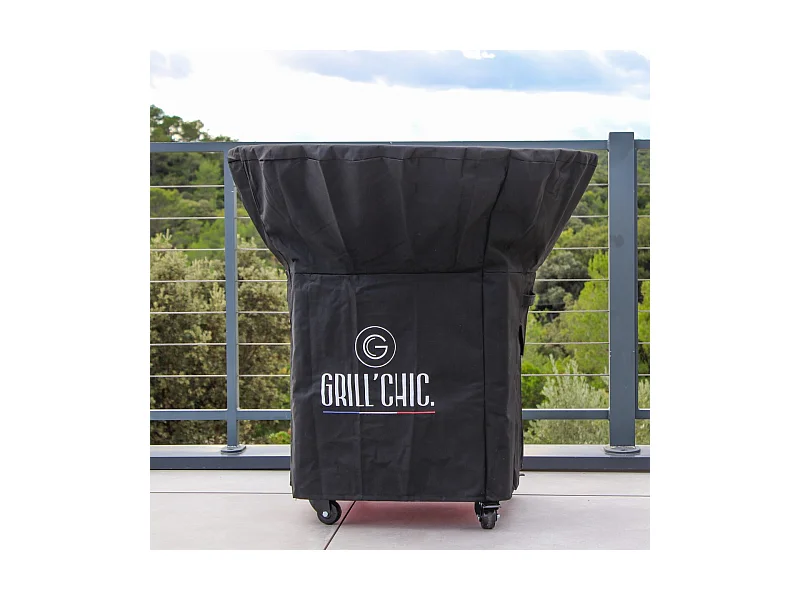 Bâche de protection Braséro CEVENOL POOL Carré - Résistante et durable, spécialement conçue pour protéger vos équipements extérieurs des intempéries et des dommages